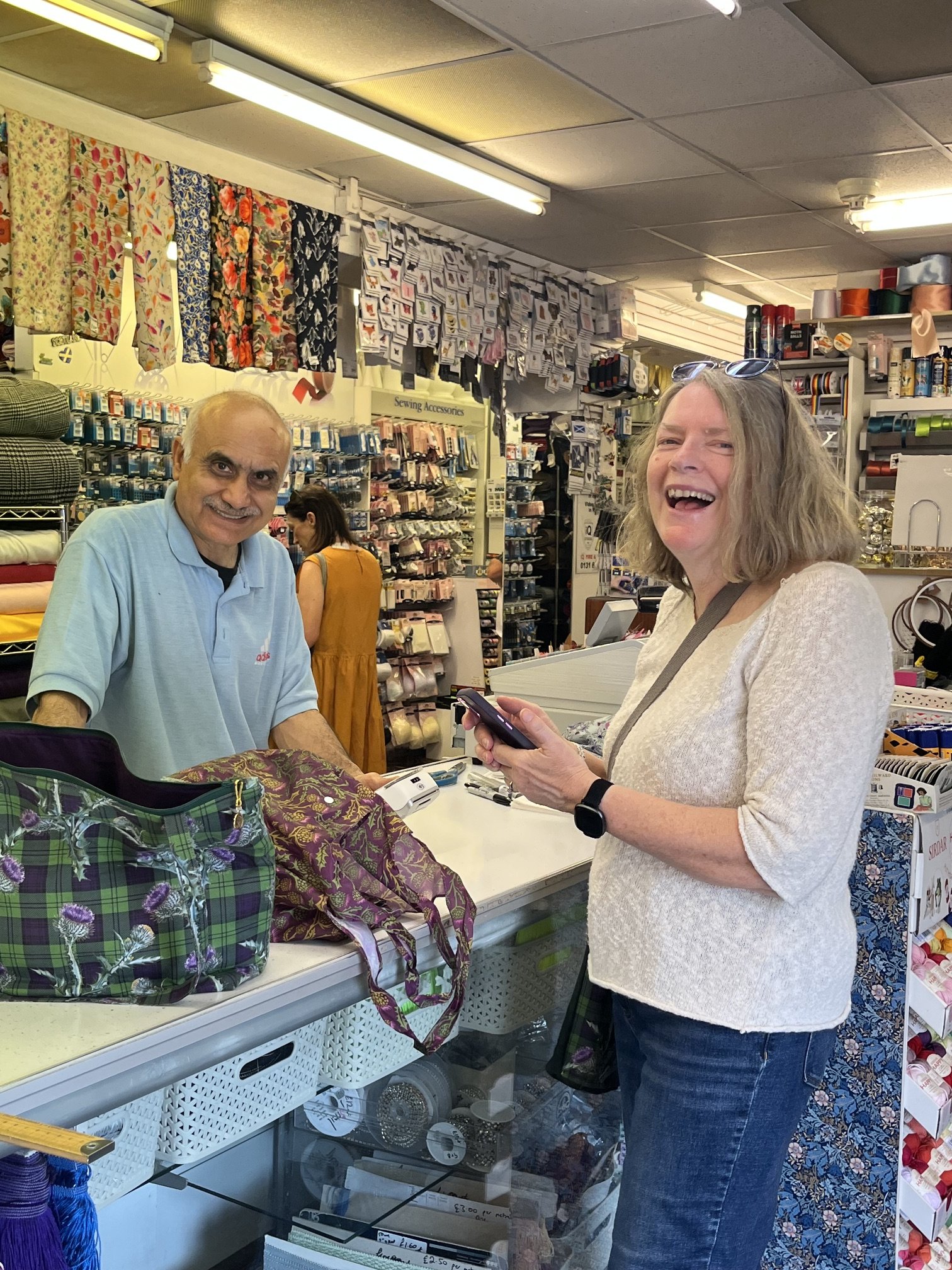 From Edinburgh with Inspiration: A Pilgrimage, New Friendships, and Scottish Fabrics