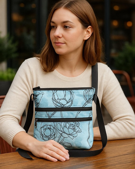 Handmade Crossbody | Adjustable Strap, Multi-Pocket Travel Shoulder Bag